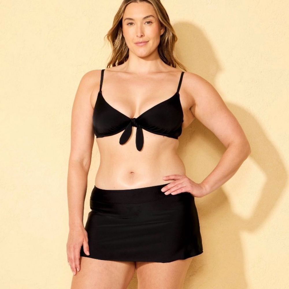 Black Swim Skirt